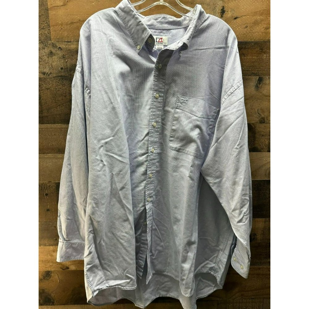 Cutter & Buck‎ Men's Long Sleeve Button Up Size 3XB